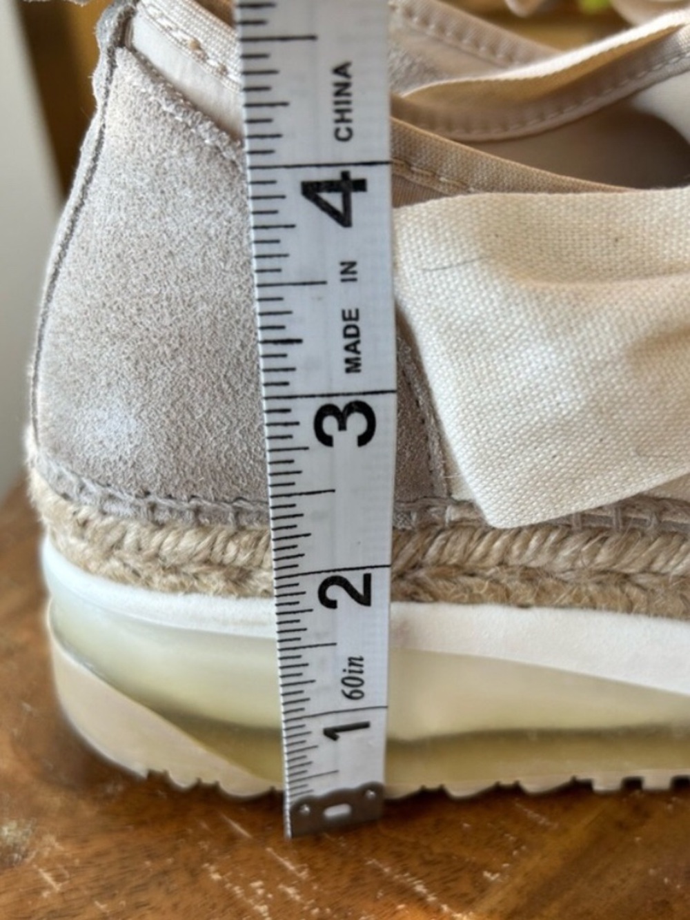 Free People Cream and Tan Espadrille Platform Sandals - Picture 8 of 10